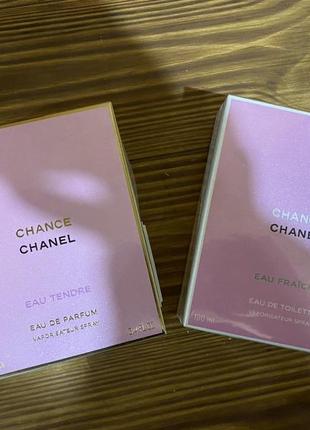 Парфюмированная вода chanel комплект из двух флаконов