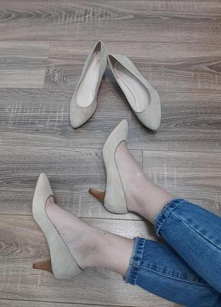 Туфлі замш / шкіра minelli