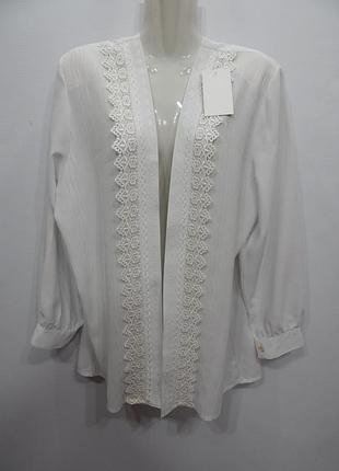 Блуза-кардиган легкая фирменная женская weide 50-52 р.023 бж