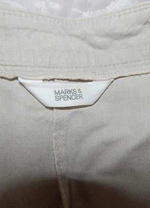 Бриджі жіночі льон marks & spencer р. 50 rus 126dgg5 фото