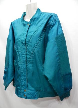 Куртка - вітровка жіноча демісезонна утеплена сток р. 54-56 118gk4 фото