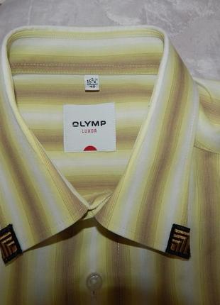 Мужская рубашка с коротким рукавом olymp оригинал (124кр) р.505 фото