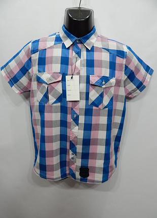 Мужская рубашка с коротким рукавом outfitters nation оригинал (022кр) р.46 (только в указанном размере, только