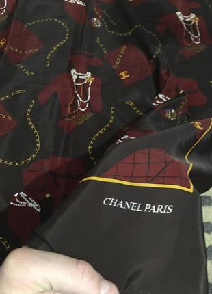 Платок, хустка, шарф chanel paris оригінал5 фото