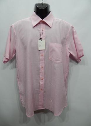 Мужская рубашка с коротким рукавом man collection оригинал (088кр) р.50