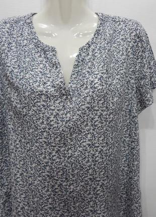 Блуза легка фірмова жіноча tom tailor 46-48 роз. 088бж4 фото