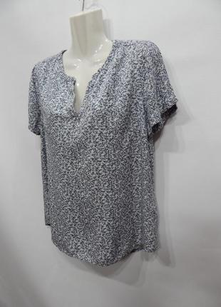 Блуза легка фірмова жіноча tom tailor 46-48 роз. 088бж2 фото
