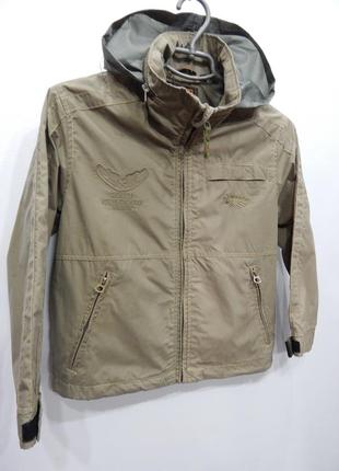 Куртка -ветровка с капюшоном на подкладке camaro  р.34-36,рост 128-134, 075д3 фото