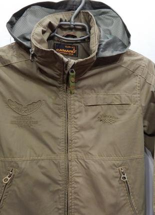 Куртка -ветровка с капюшоном на подкладке camaro  р.34-36,рост 128-134, 075д5 фото