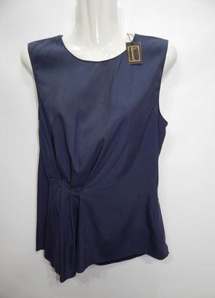 Блуза легкая фирменная женская zara basic  42-44 р.126бж