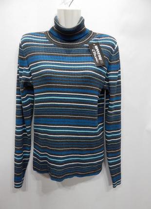 Гольф-трикотажний светр жіночий johns bay (бавовна) rus 48-52 eur 42-44 057gq