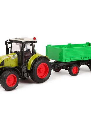 Детская игрушка трактор с прицепом