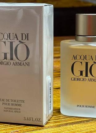 100 мл giorgio armani acqua di gio pour homme туалетная вода1 фото