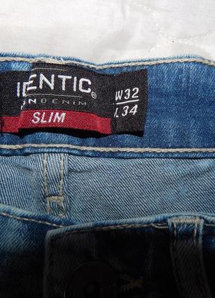 Джинсы мужские identic man denim (slim) оригинал (32х34) 180dgm6 фото