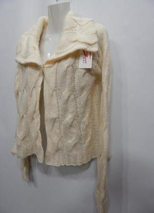 Кофта-кардиган оригінальна фірмова жіноча heart island (шерсть) ukr 48-50 043ж
