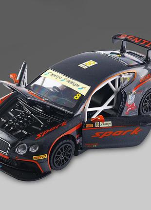 Металлическая машинка bentley continental gt3 concept