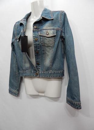 Куртка жіноча джинсова denim vintage, ukr р. 42-44, eur 36 079dg2 фото