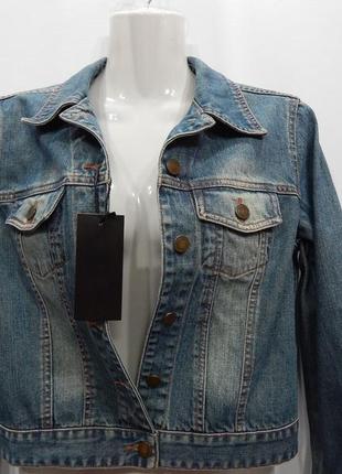 Куртка жіноча джинсова denim vintage, ukr р. 42-44, eur 36 079dg4 фото