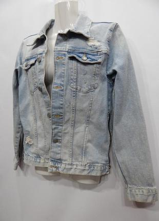 Куртка джинсовая женская denim vintage,рост 164,13-14лет, rus р.40-42, eur 34 087dg (только в указанном3 фото