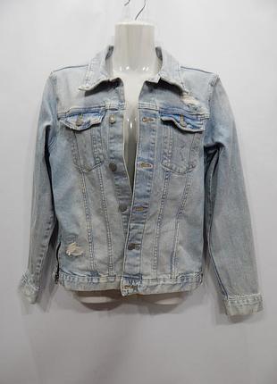 Куртка жіноча джинсова denim vintage,зростання 164,13-14р, rus р. 40-42, eur 34 087dg