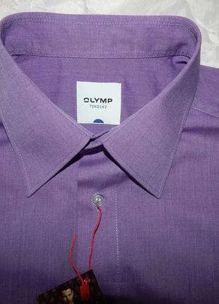 Мужская классическая рубашка с длинным рукавом olymp tendez р.50 158др6 фото
