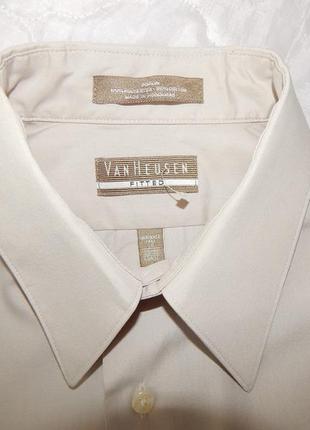 Чоловіча сорочка з довгим рукавом van heusen р. 50 091дрбу6 фото