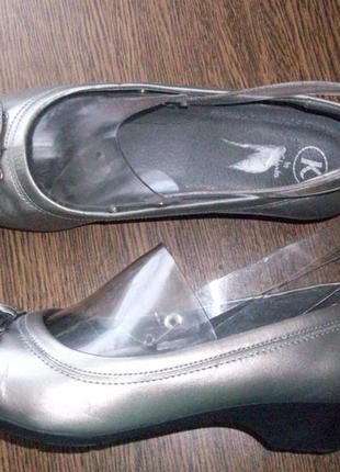 Рр 6-26,1 см стильні зручні балетки туфлі від clarcs шкіра