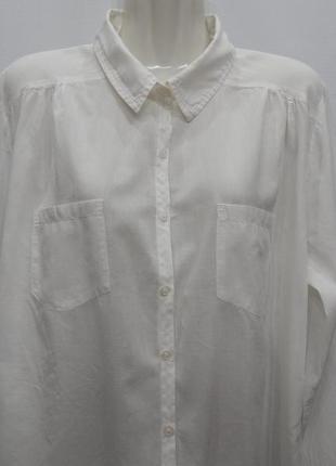 Блуза легка жіноча бавовна фірмова atmosphere р. 54 - 56 034бж (тільки в зазначеному розмірі, тільки 1 шт)5 фото