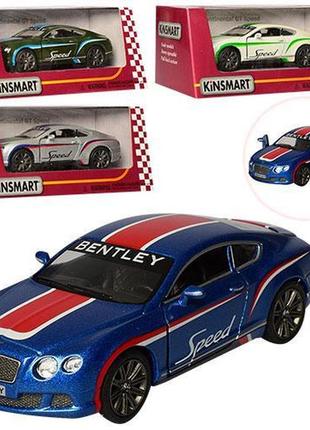 Металева машинка kinsmart 2012 bentley continental gt speed kt5369f