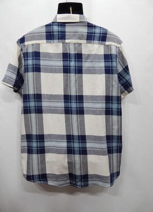 Мужская рубашка с коротким рукавом cedarwood state оригинал р.52-54 (058кр)4 фото