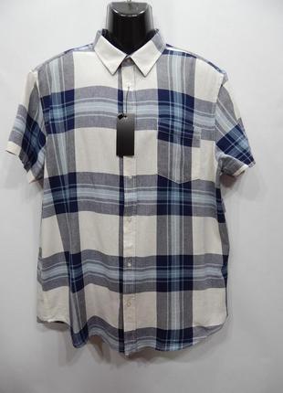 Мужская рубашка с коротким рукавом cedarwood state оригинал р.52-54 (058кр)