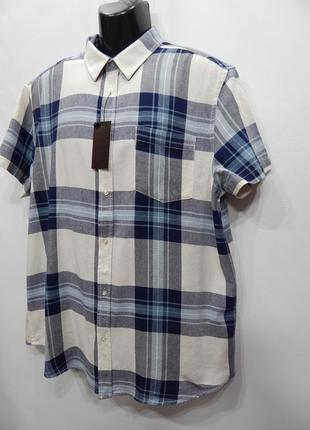 Мужская рубашка с коротким рукавом cedarwood state оригинал р.52-54 (058кр)3 фото