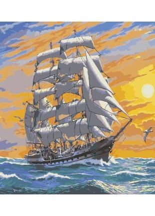 Картина по номерам роспись на холсте хозяин морей кно2722