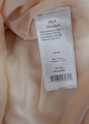Блуза фирменная женская vila р. 46-48  063бж (только в указанном размере, только 1 шт)8 фото