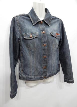 Куртка джинсовая женская teddy^s rus р.42-44, eur 36 010dg (только в указанном размере, только 1 шт)3 фото
