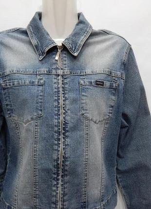Куртка жіноча джинсова mezzo rus р. 44-46, eur 36 020dg5 фото