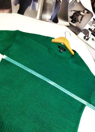 !! идеальный зелёный джемпер свитер оверсайз!!9 фото