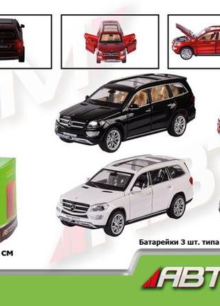 Машинка металлическая mercedes со светом и звуком 6617