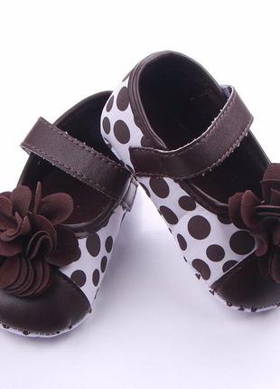 Пинетки -туфельки для девочки 13 см.1 фото