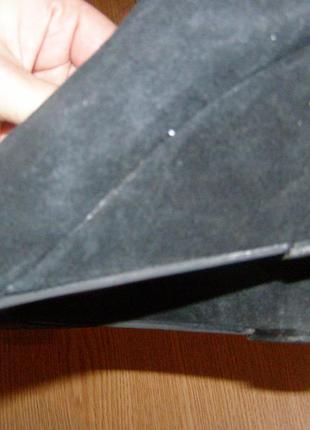 Стелька 24,8 см стильные замшевые туфли на танкетке graceland4 фото