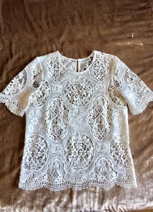 Valentino кружевна кофта