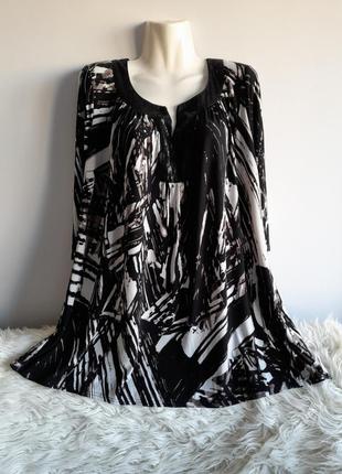 Блуза удлиненная, большой размер, от m&amp;s, р. 24/6xl/52