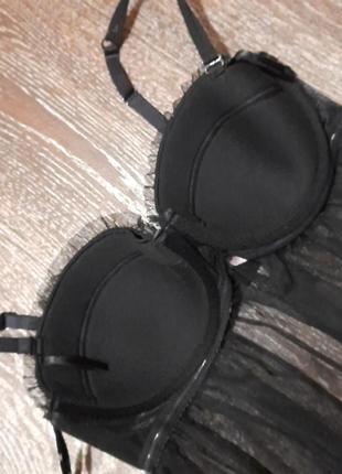 Брендовый красивый пеньюар р.14 от ann summers косточки поролон8 фото