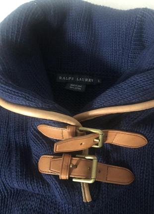 Котоновий светрик- жилетка ralph lauren, s-m2 фото