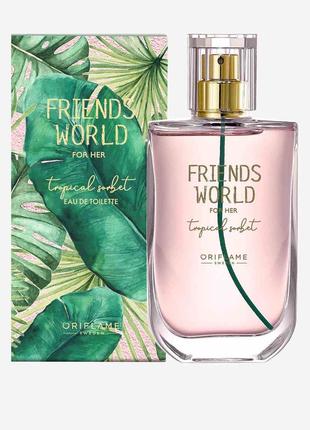 Туалетна вода friends world for her tropical sorbet1 фото