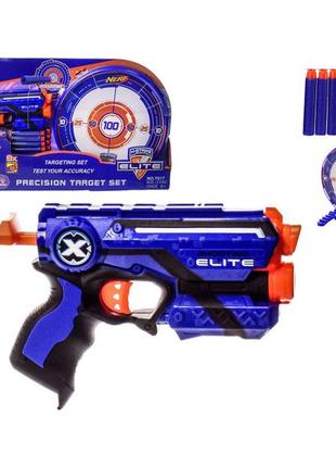 Бластер nerf elite firestrike с мишенью