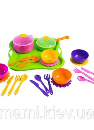 Набір посуду кухонна ромашка 43 елемента 39149