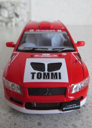Машинка kinsmart mitsubishi lancer evolution кт5048 3