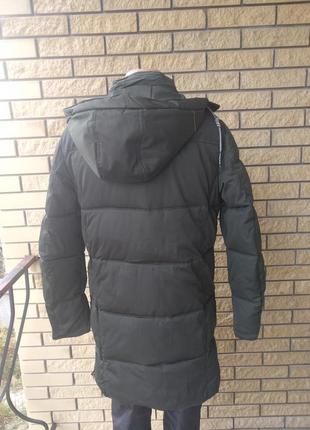 Куртка чоловічий зимова модна подовжена дуже тепла на холофайбері ert fashion3 фото