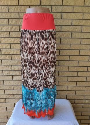 Юбка летняя в пол шифоновая tatu